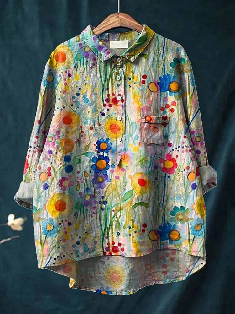 CLAUDINE™ - Serene Art Shirt