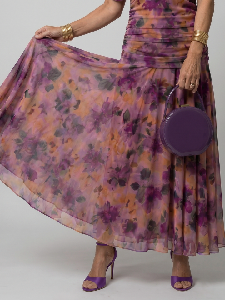 Stella & Grace™ | Off Shoulder Flow Midi Dress