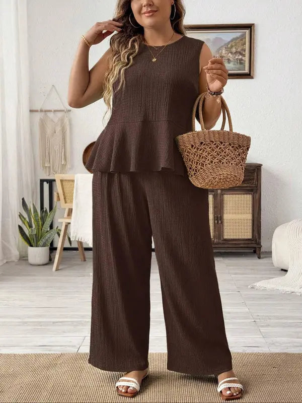 SITTI™ – Lightweight Summer Casual Two-Piece Outfit