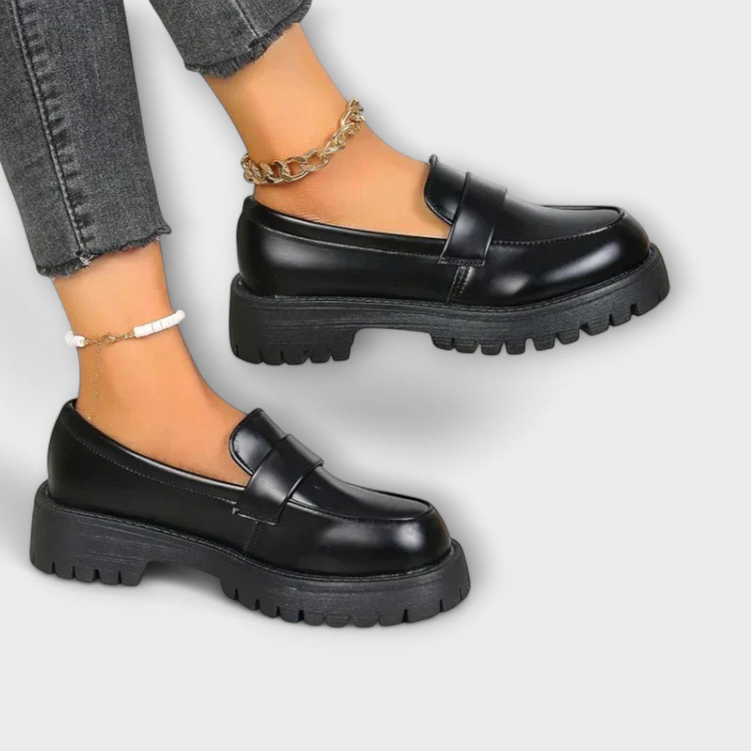Zelvana – Women's Orthopedic Moccasins with Satin Wedges