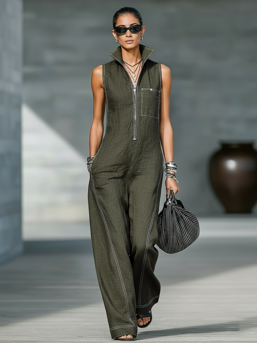 VELMA™ - ELEGANT SLEEVELESS JUMPSUIT