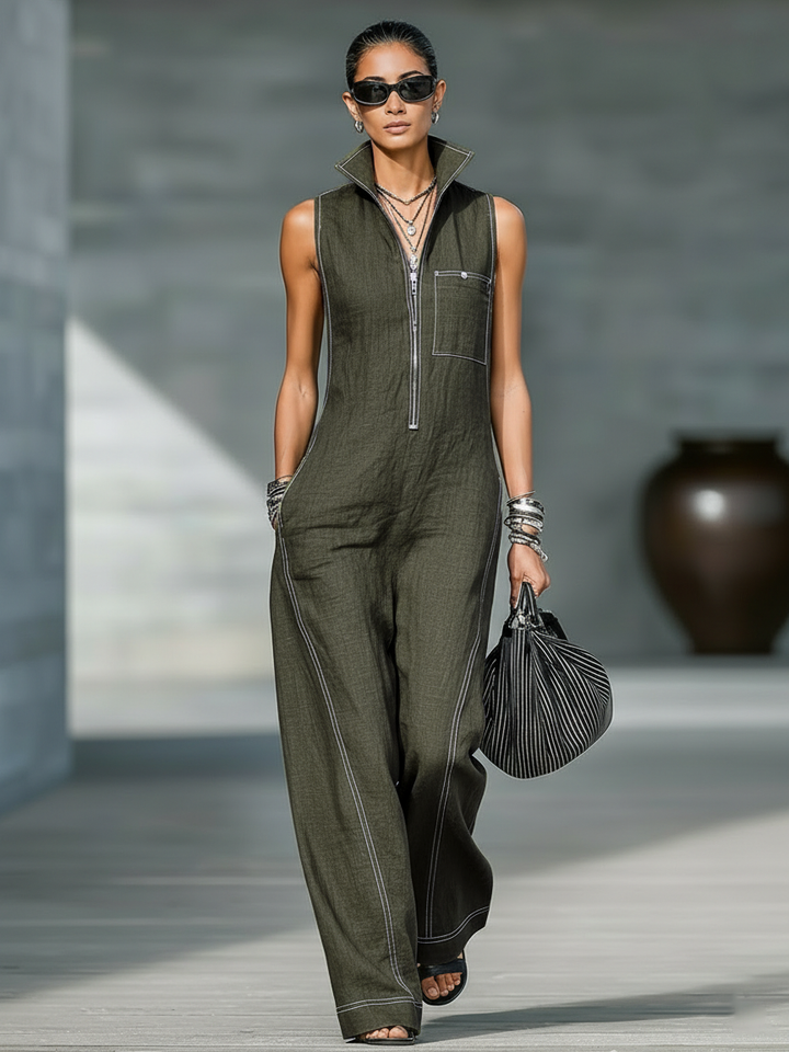 VELMA™ - ELEGANT SLEEVELESS JUMPSUIT