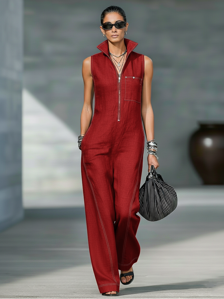 VELMA™ - ELEGANT SLEEVELESS JUMPSUIT