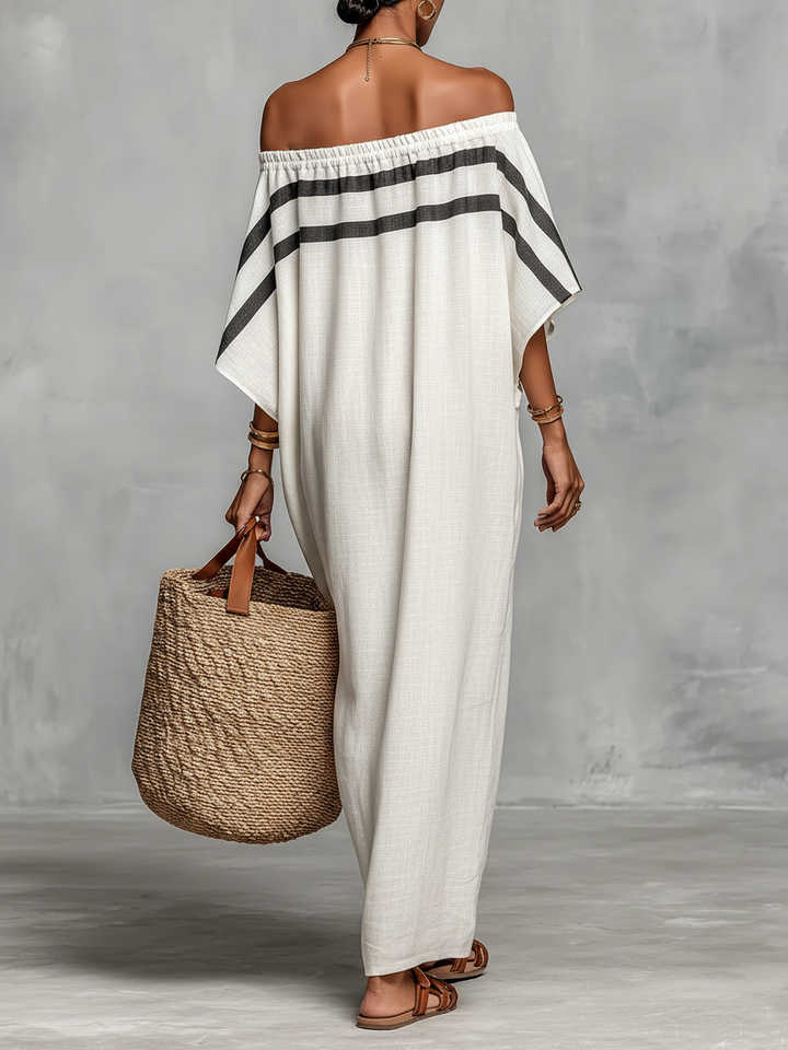 PATRICIA™ - ELEGANT OFF-THE-SHOULDER MAXI DRESS