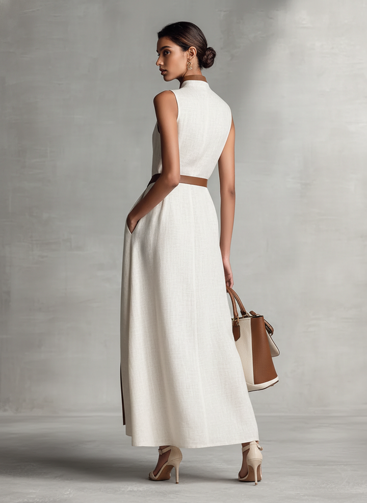 SUZANNE™ - ELEGANT V-NECK SUMMER MAXI DRESS