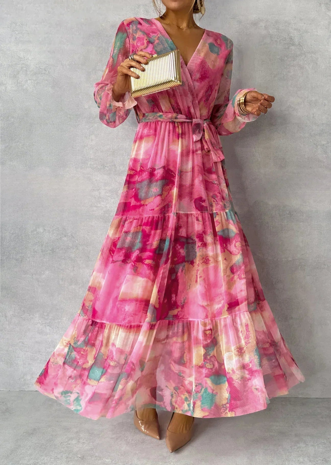 Violet & Grace™ | Wrap Dress with Floral Print