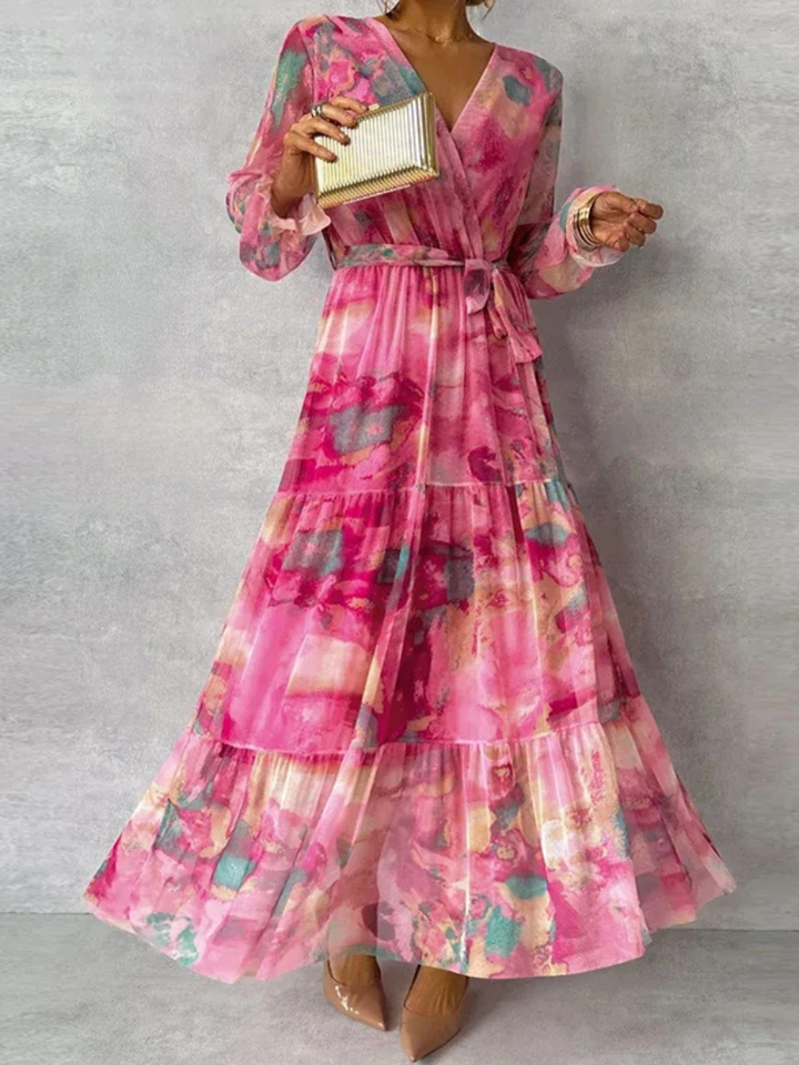 Sophie | Elegant Floral Print Dress
