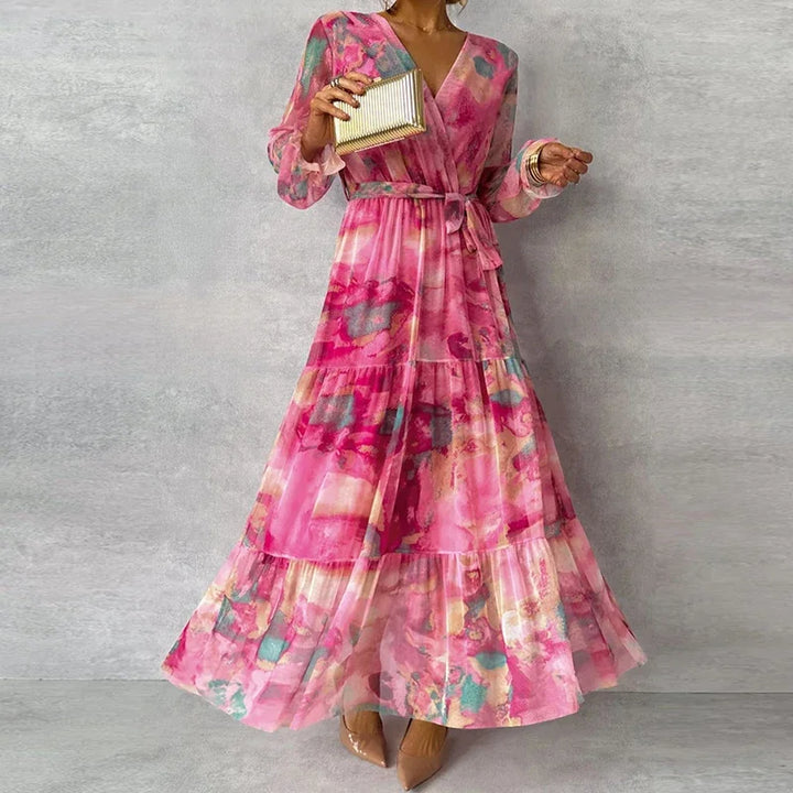 Sophie | Elegant Floral Print Dress