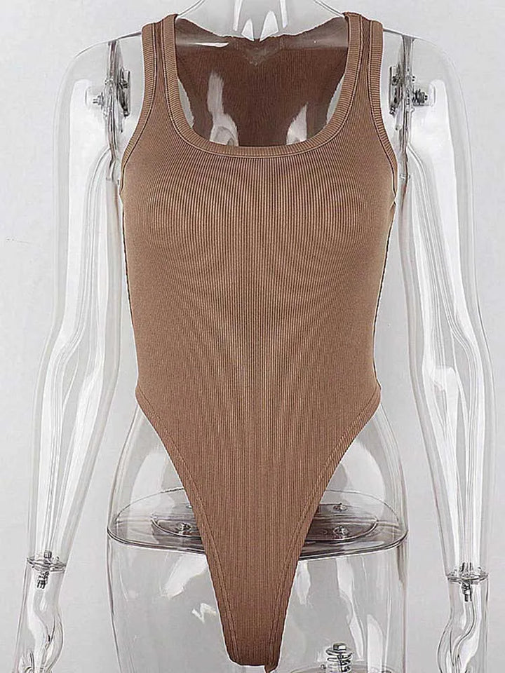 NADÈGE™ – Casual Sleeveless Bodysuit
