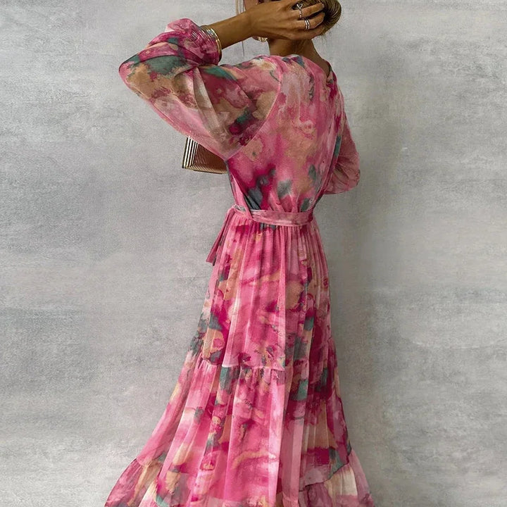Sophie | Elegant Floral Print Dress