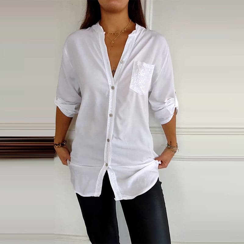 DANICA™ - Sequin Detailed Blouse