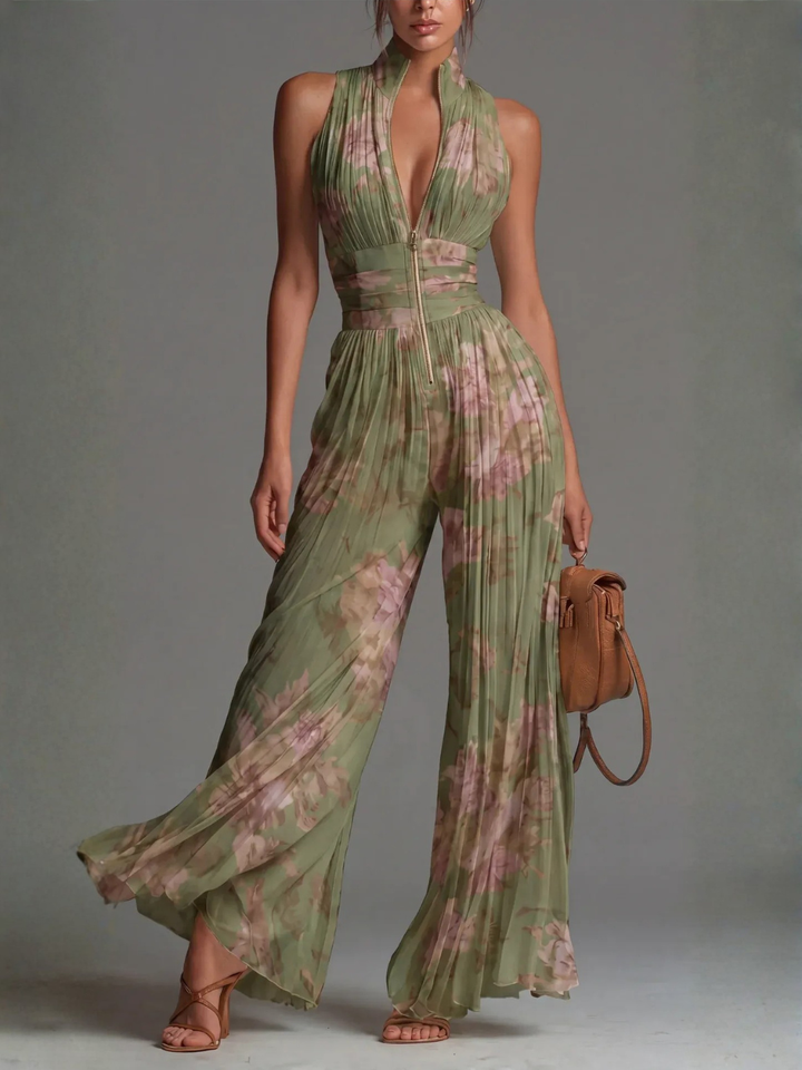 LAURA™ - ELEGANT PLEATED JUMPSUIT