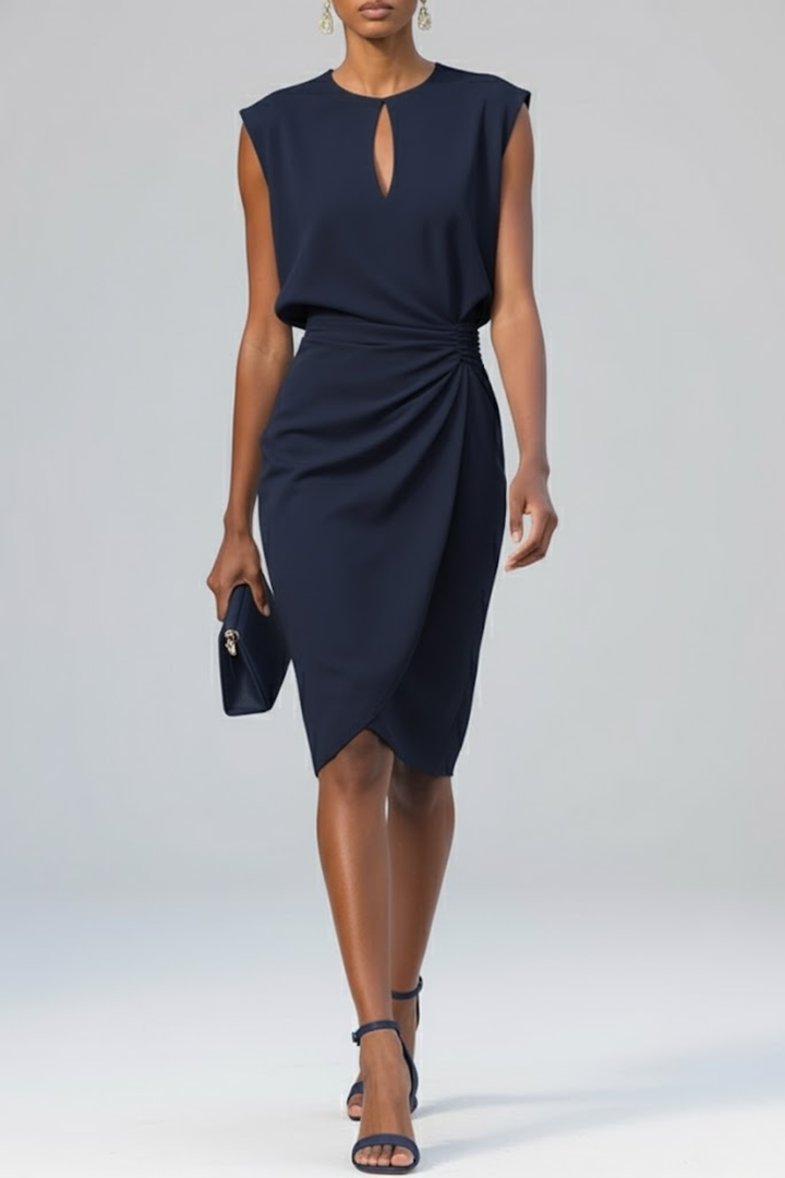 Éloise | Draped Midi Dress