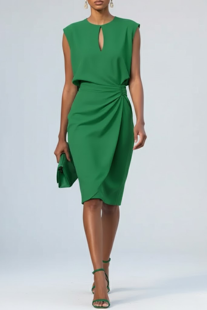 Éloise | Draped Midi Dress