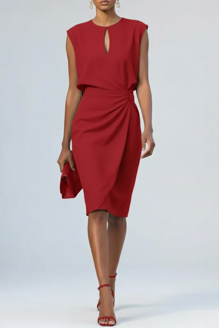 Éloise | Draped Midi Dress