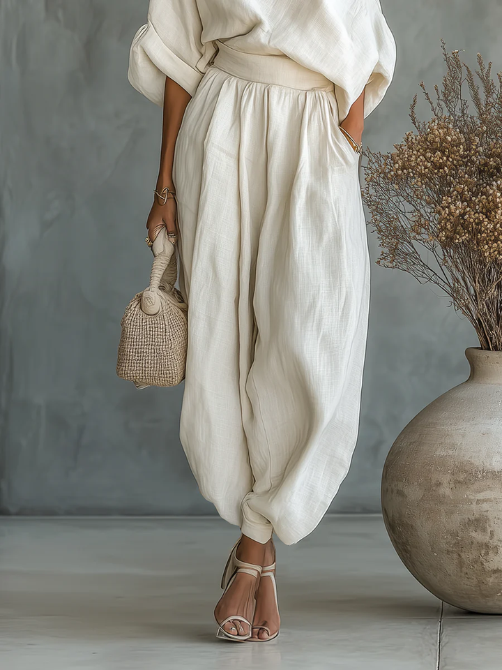 ELEANOR™ - ELEGANT ONE SHOULDER TWO-PIECE SUMMER SET