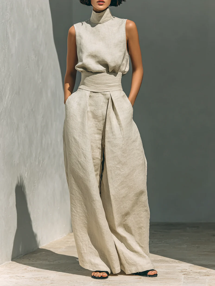 LENORA™ - COTTON-LINEN BLEND SUMMER SET