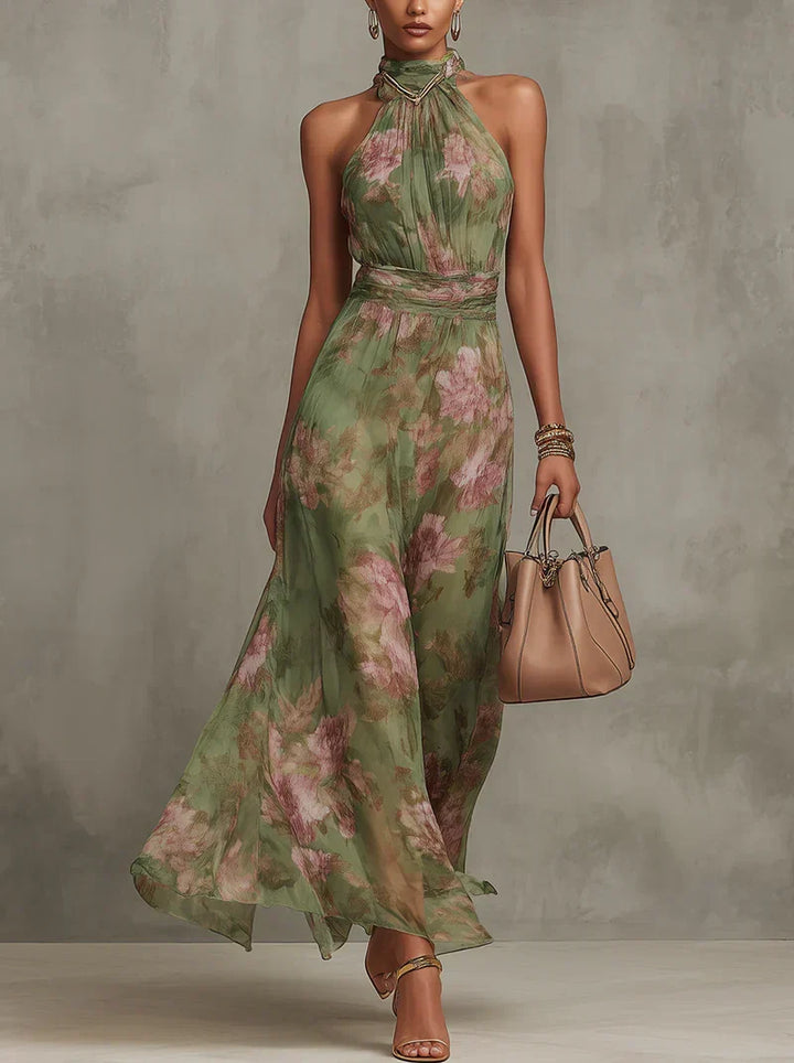 SERENA™ - ELEGANT FLORAL MAXI DRESS