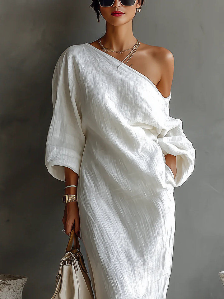 Elise™ | Asymmetrical and Elegant Maxi Dress