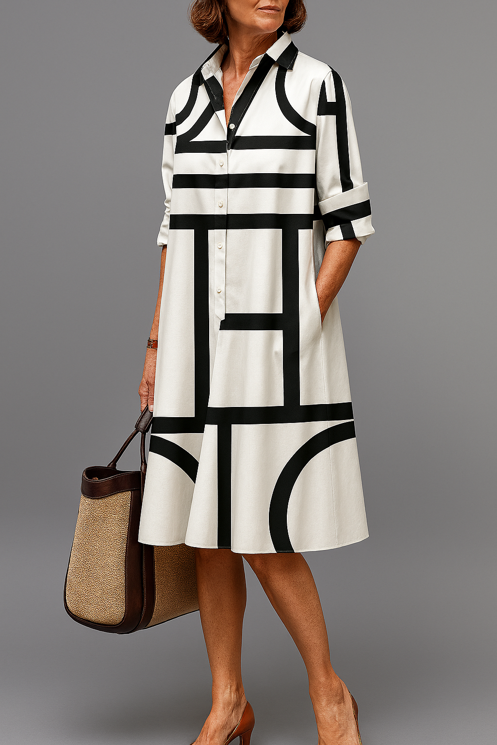 Elua | Elegant and Refined Midi Dress
