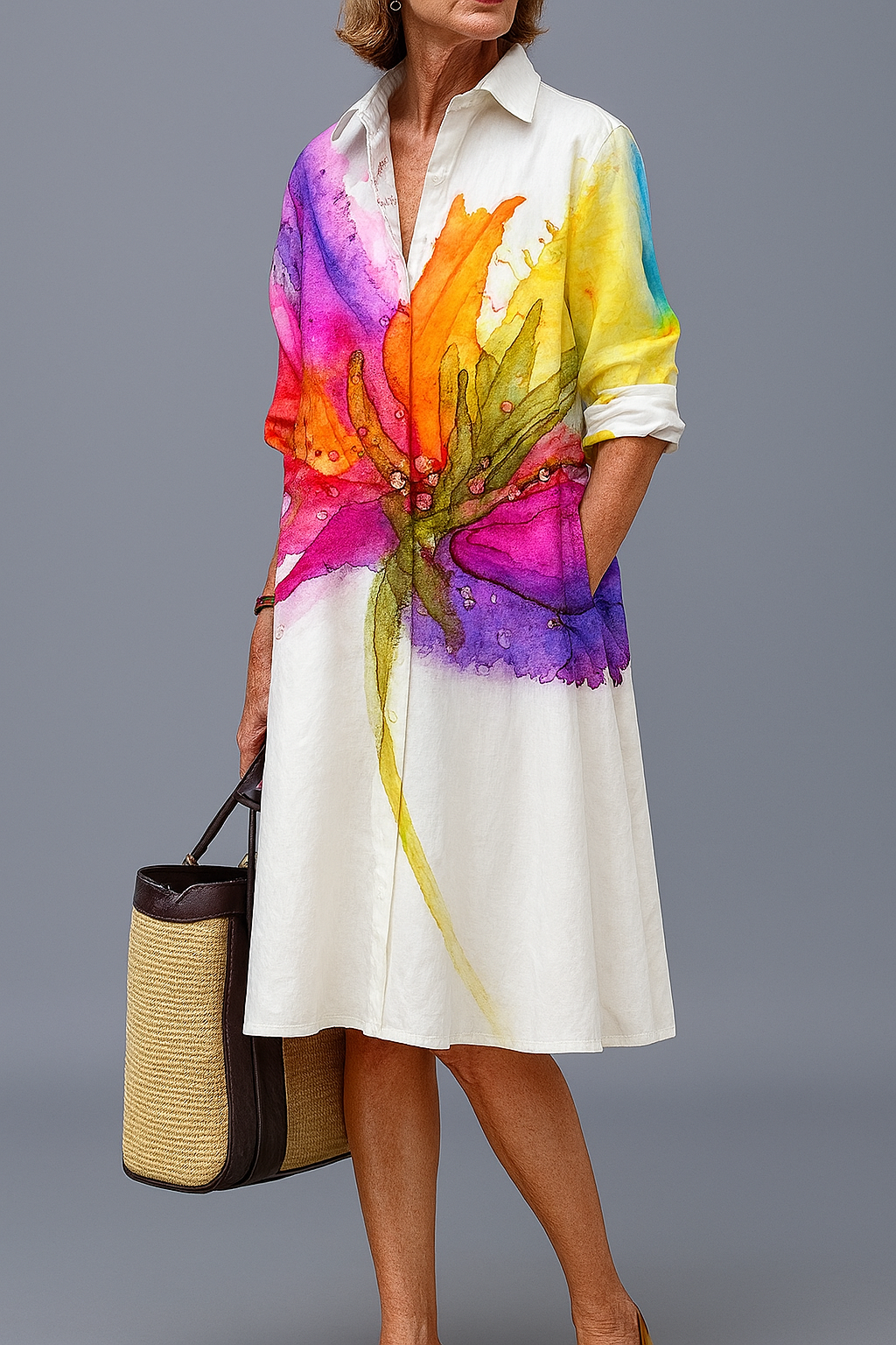 Luré | Smart and Elegant Midi Dress