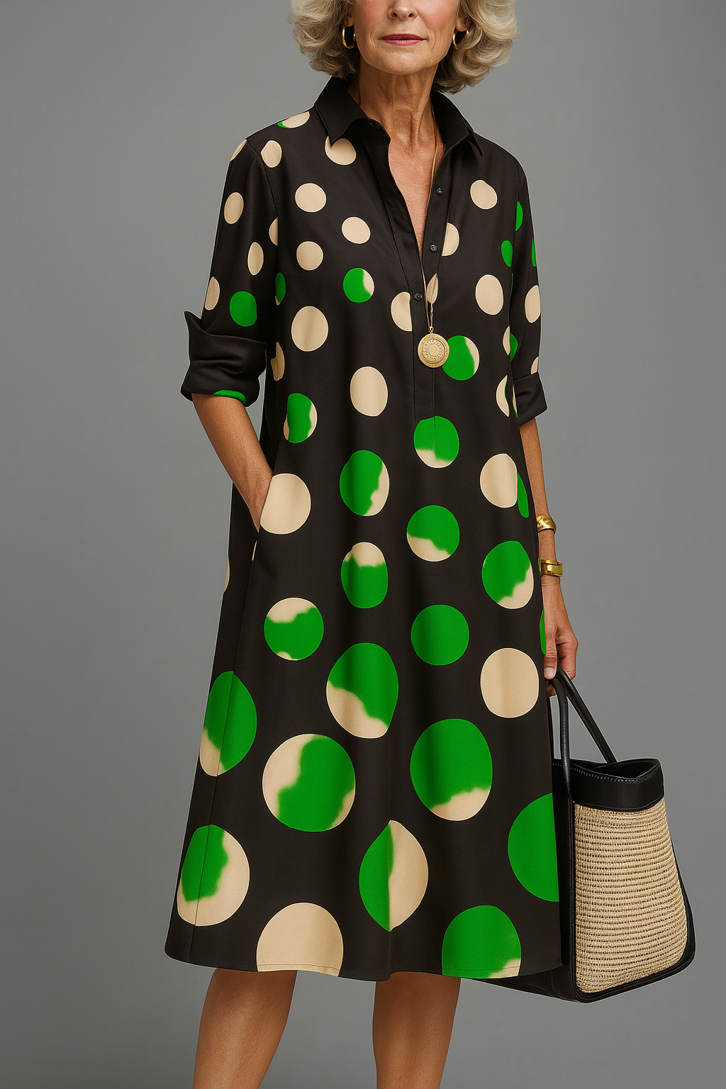 Naire | Elegant and Polished Midi Dress