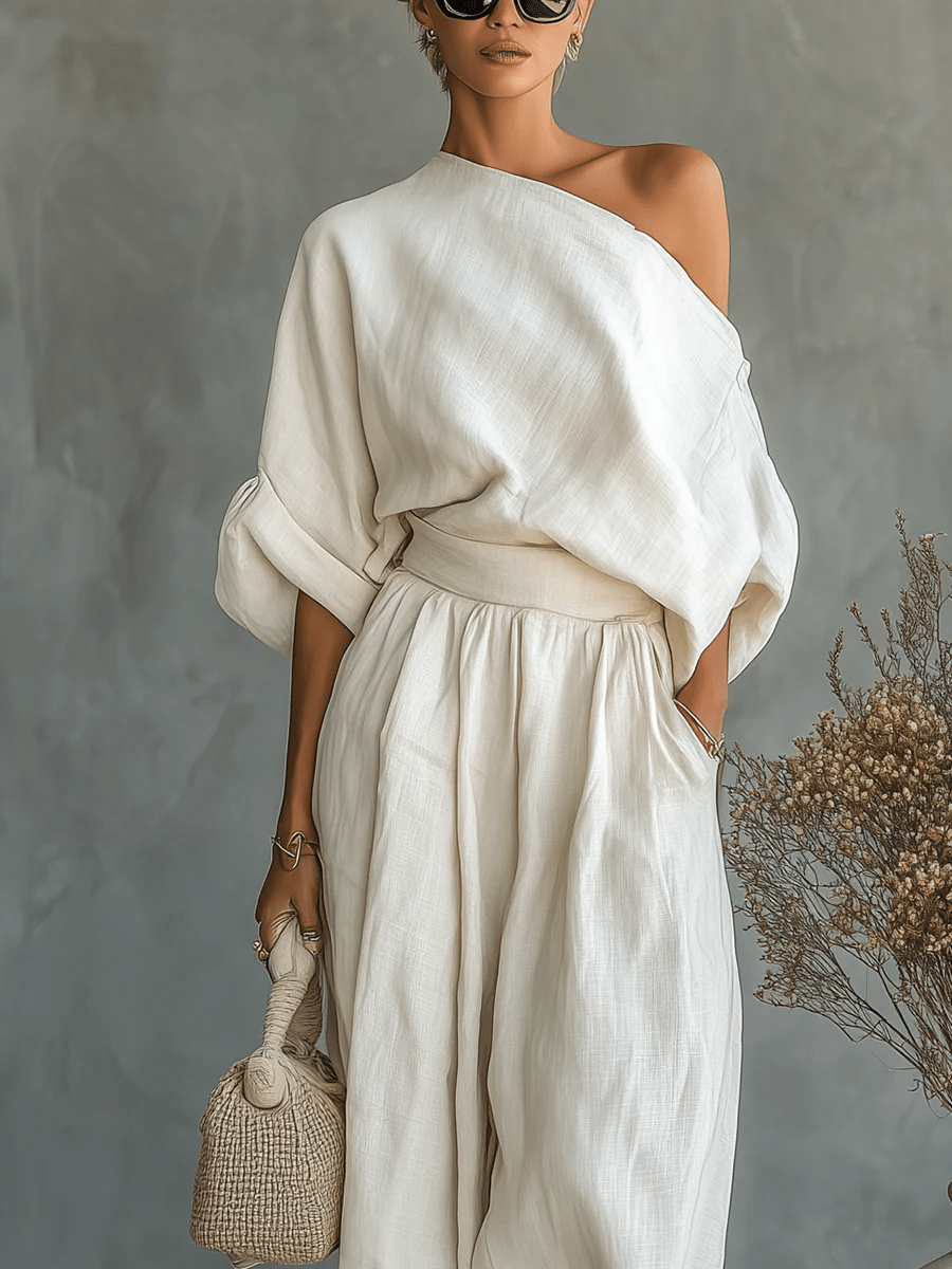 Mila™ | 2-Piece Bardot Neckline Set