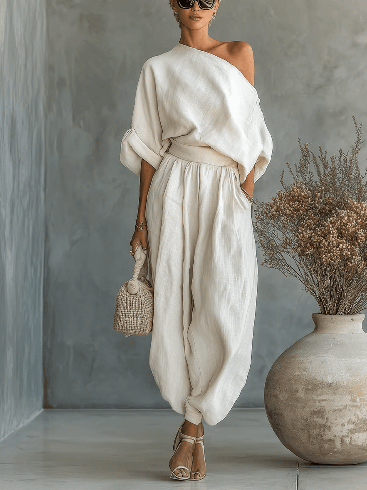 Mila™ | 2-Piece Bardot Neckline Set